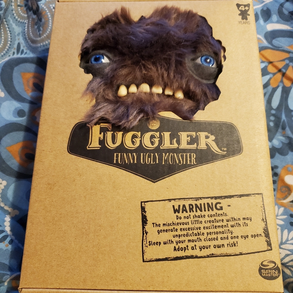 FUGGLER Cute Brown Fuzzy Monster